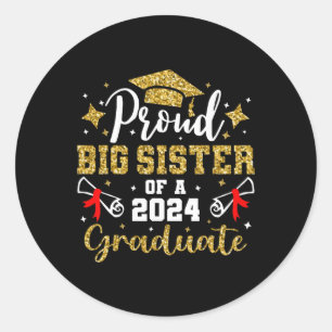 Adesivo Big Sister Cl Da Graduação Do Mais velho 2024