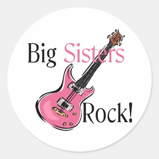 Adesivo Big Sisters Rock (Frente)