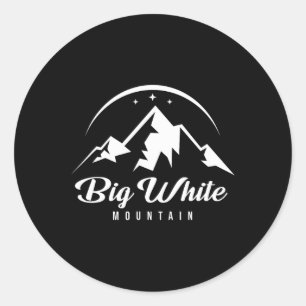 Adesivo Big White Mountain Canada Ski Resort Skibo Snowbo