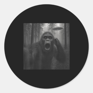 Adesivo Bigfoot Alien Ufo Selfie Engraçado Sasquatch Meme 