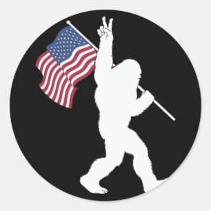 Adesivo Bigfoot Bandeira dos EUA