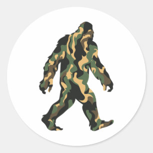 Adesivo Bigfoot Camuflagem Sasquatch Camping ao Ar Livre H