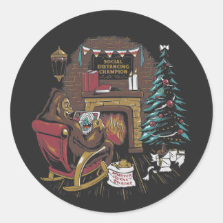 Adesivo Bigfoot Champion Xmas