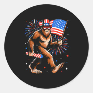 Adesivo Bigfoot Firework American Flag Bigfoot 4 De Julho