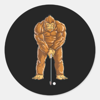 Adesivo Bigfoot Golf Club E Ball Sports Funny Sasquatch