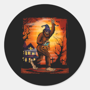 Adesivo Bigfoot Halloween Trick Ou Treine Rock Em Sasquatc
