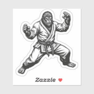Adesivo Bigfoot Karate Master