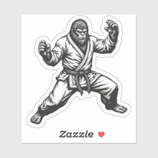 Adesivo Bigfoot Karate Master