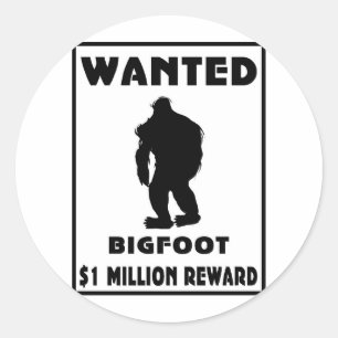 Adesivo Bigfoot quis o poster