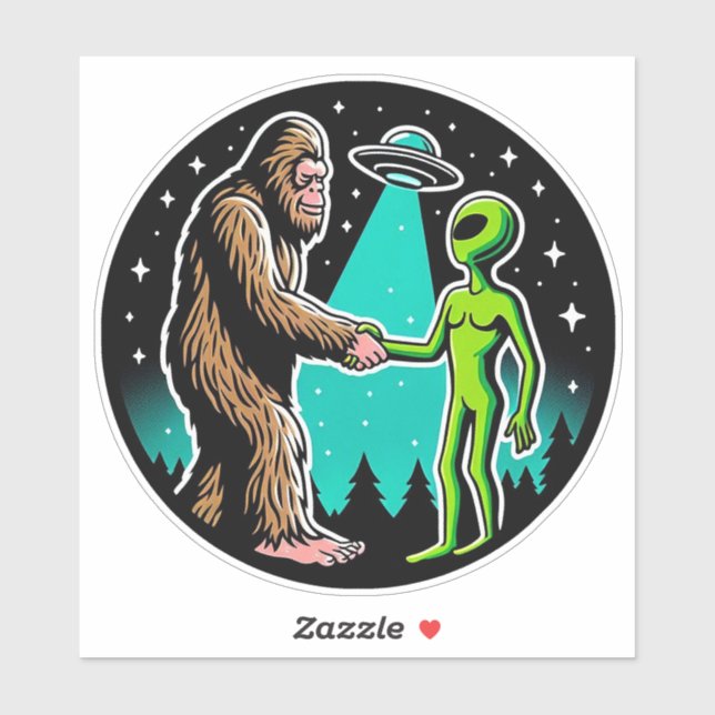 Adesivo Bigfoot responde à Alienígena (Folha)