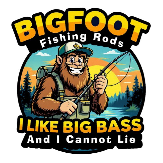 Adesivo Bigfoot Rods I Like Big Bass (Criador carregado)