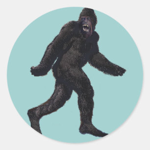 Adesivo Bigfoot Sasquatch Yetti