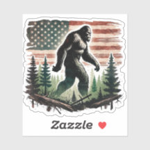 Bigfoot Sticker - Patriota Americano
