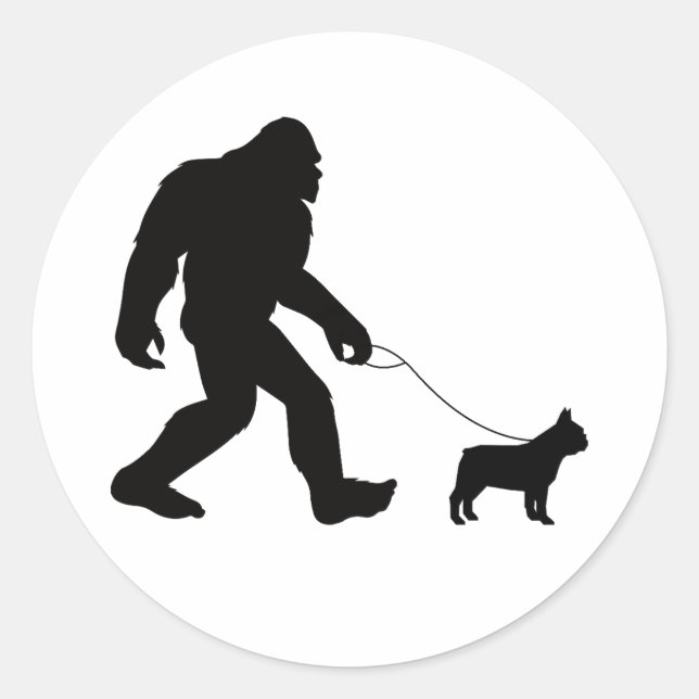 Adesivo Bigfoot Walking French Bulldog (Frente)