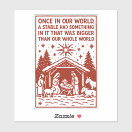 Adesivo Bigger than our whole world 1