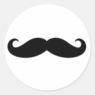 Adesivo bigode, design de bigode de bigode
