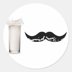 Adesivo Bigode do leite