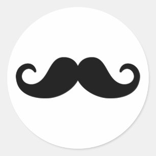 Adesivo Bigode engraçado