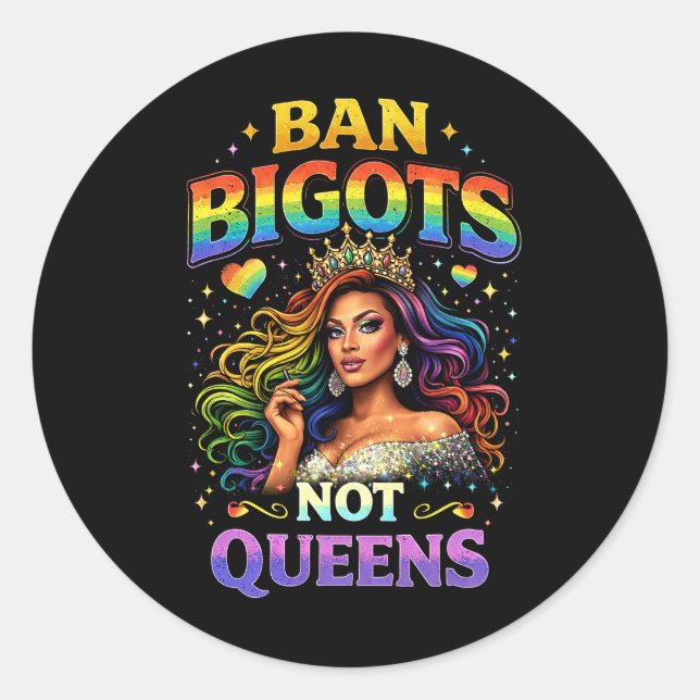 Adesivo Bigotistas Banidos (Frente)