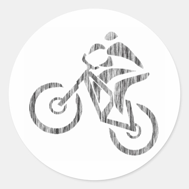 Adesivo Bike Cross Hatked (Frente)