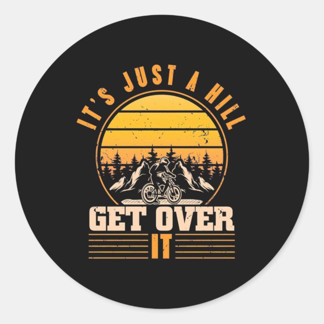 Adesivo Bike De Montanha É Apenas Um Morro (Frente)