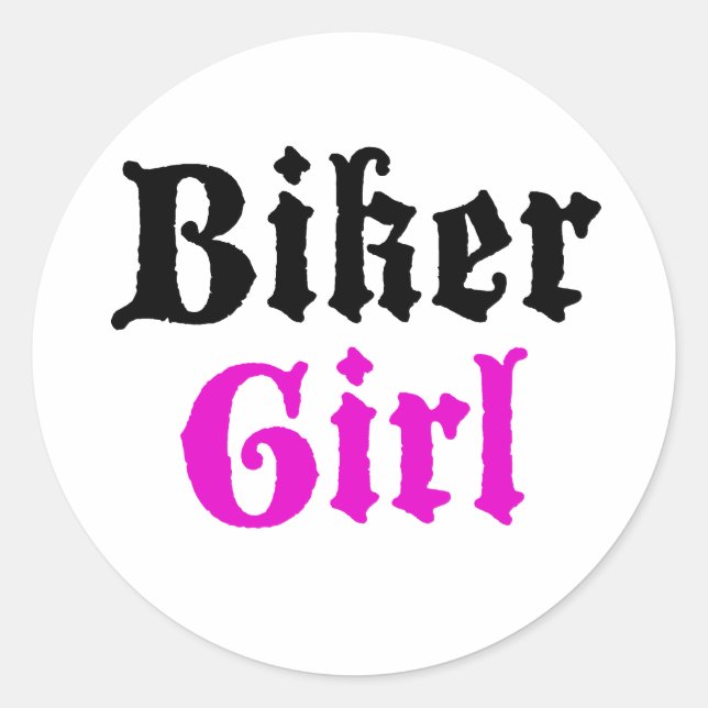 Adesivo Biker Girl (Frente)