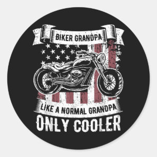 Adesivo Biker Grandpa Ride Motociclos R