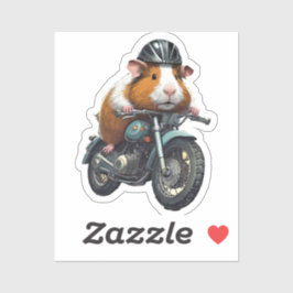 Adesivo Biker Guiné Pig Explorer, Viagem Rodoviária