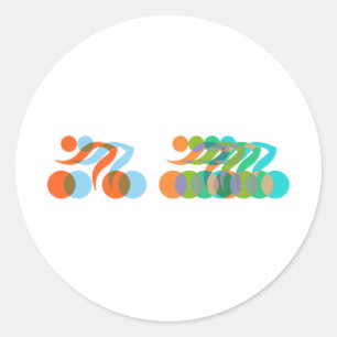 Adesivo Bikers, ciclistas, freaks