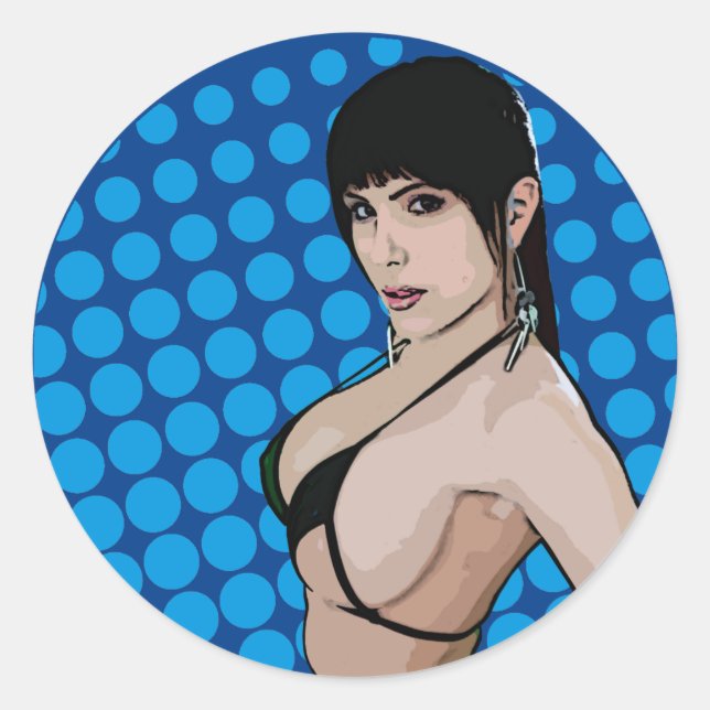 Adesivo Bikini Babe Quente (Frente)