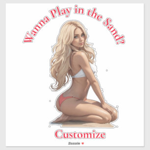 Adesivo Bikini Beach Girl Thunder_Cove