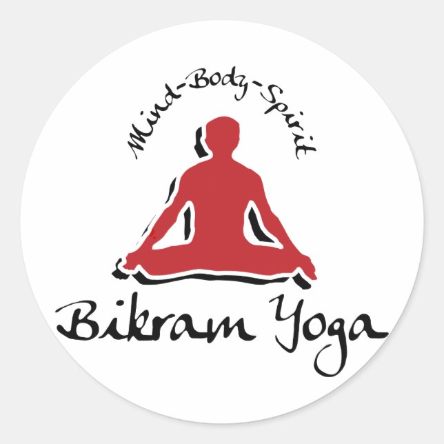 Adesivo Bikram Yoga (Frente)