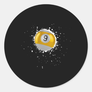 Adesivo Bil de pintura de pintura de 9 bolas de 9 bolas de