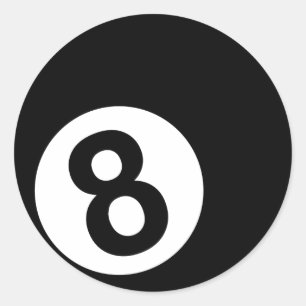 Adesivo Bilhar - 8-Ball
