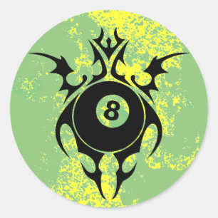 Adesivo bilhar. tribal