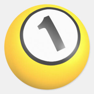 Adesivo Bilhar uma bola