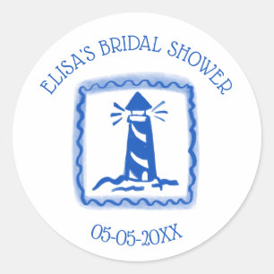 Adesivo Bilhetes de Amor do Farol Marítimo Personalizado p