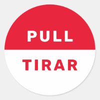 Bilíngue - Puxe Inglês - Espanhol - Segurança Bran