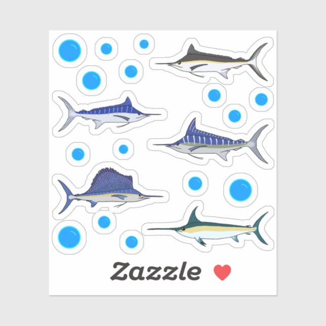 Adesivo Bill Fish (Folha)