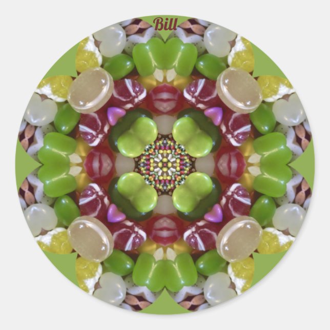 ADESIVO BILL~ PÁSCOA CANDY JELLY BEANS ~ (Frente)