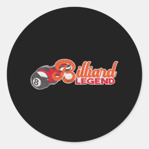 Adesivo Billiard Legend 8 Ball Snooker Piscina Billiards