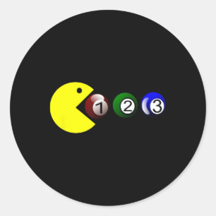 Adesivo Billiard Piscina Ll - Jogador Engraçado Do Billiar