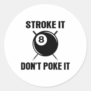 Adesivo Billiard Piscina Snooker Player Engraçado Não