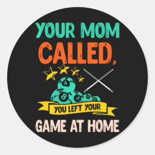 Adesivo Billiard Player Billard 8 Ball Piscina