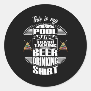 Adesivo Billiards 8 Ball Piscina Player Sarcasm Novelle Hu
