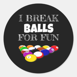 Adesivo Billiards 8 Ball Piscina Player Sarcasm Novelle Hu