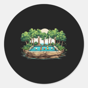 Adesivo Billiards Engraçado Art Billiards Jogando Jogadore