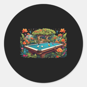 Adesivo Billiards Engraçado Art Billiards Jogando Jogadore
