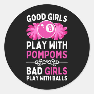 Adesivo Billiards Engraçados Para Mulheres Meninas 8 Ll Pi