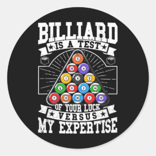Adesivo Billiards Especializam 8 Homens de Bola Mulheres.